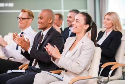 Audience-Clapping-at-a-Presentation