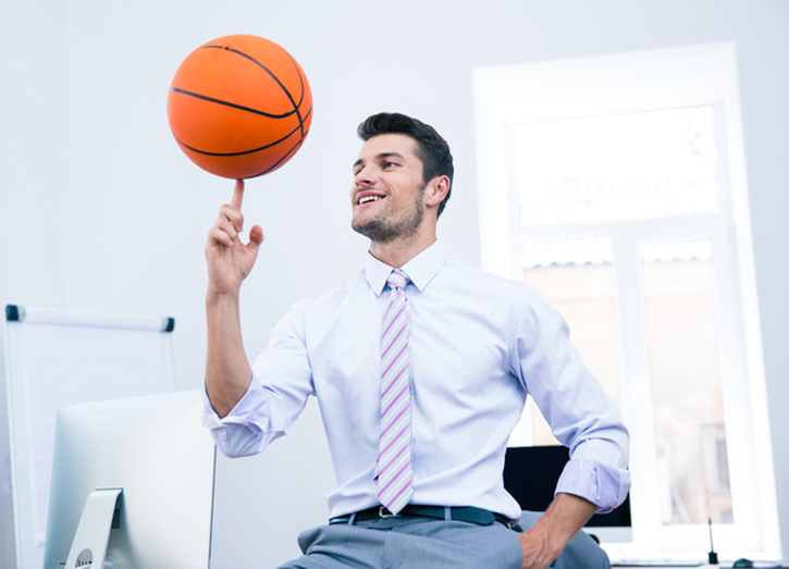 business powerpoint basketball
